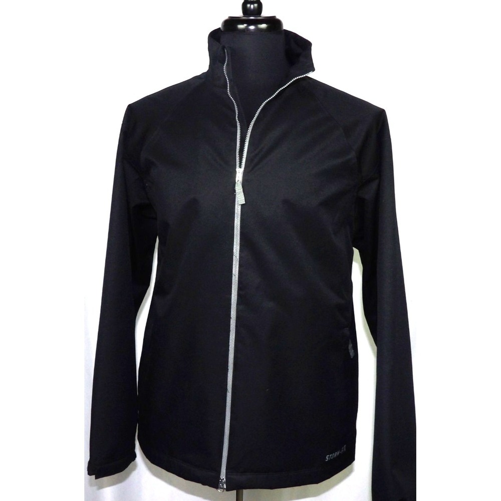 Nike Golf STORM-FIT Mesh Lined Black Zip-Up Soft Shell Jacket Men's Medium